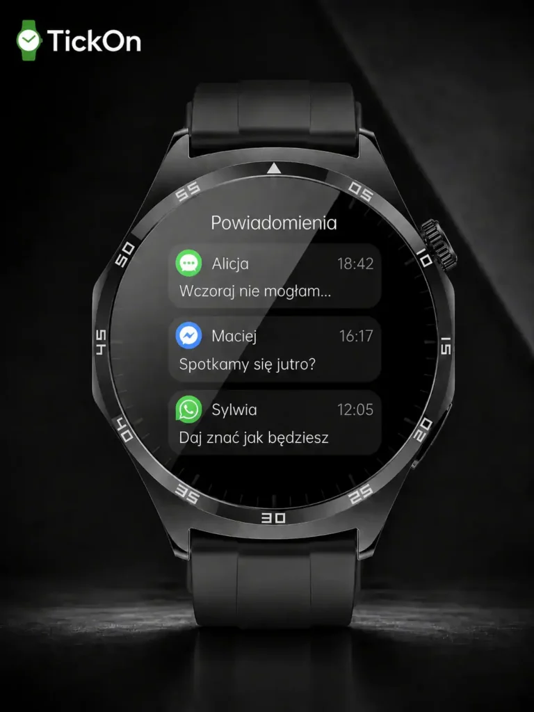 Powiadomienia na TickOn Watch 3 Care