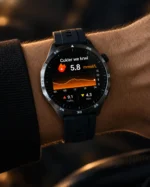Zegarek TickOn Watch 3 Care pokazuje poziom cukru we krwi 5.8 mmol/L